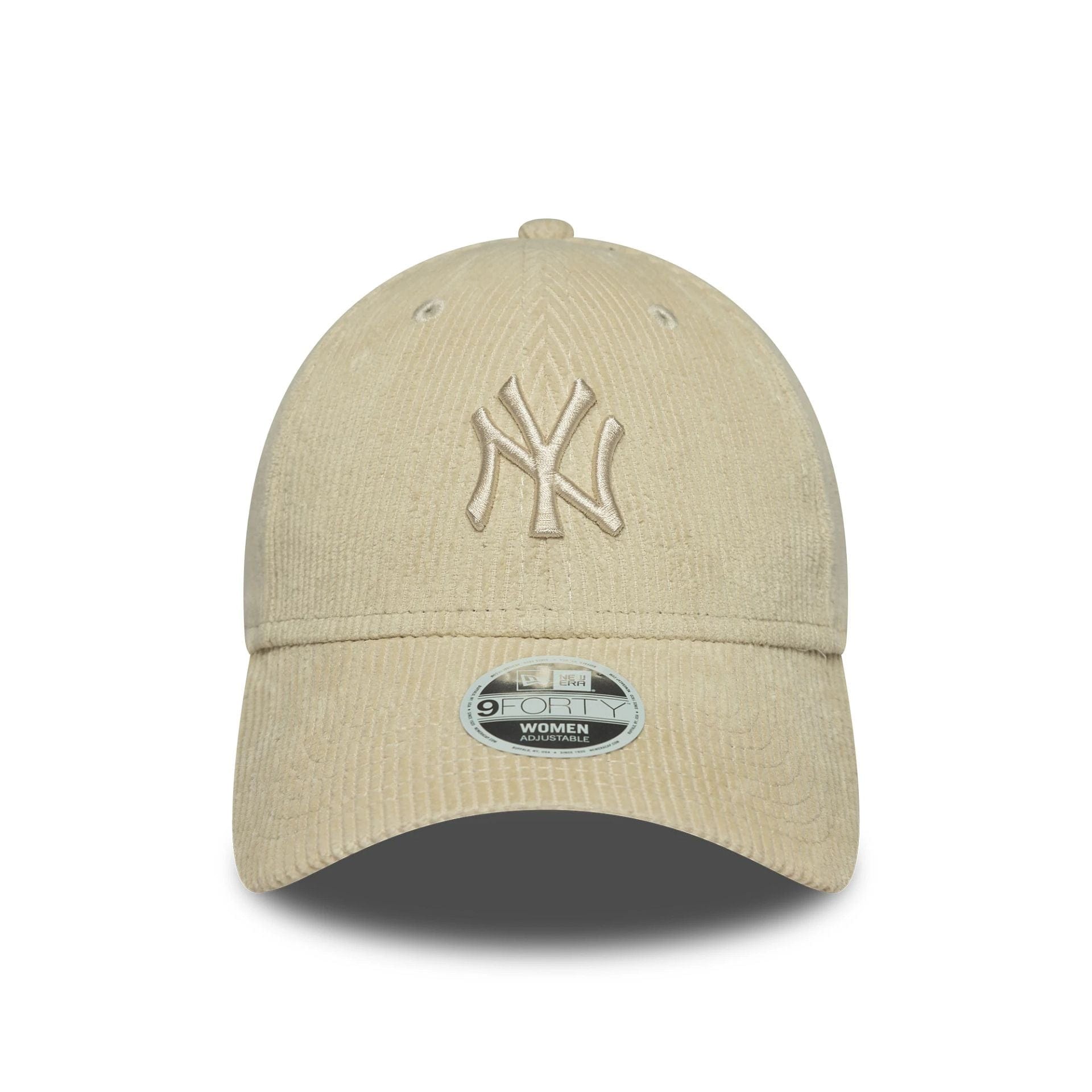 This is a New York Yankees Womens MLB Cord Cream 9FORTY Adjustable Cap 2