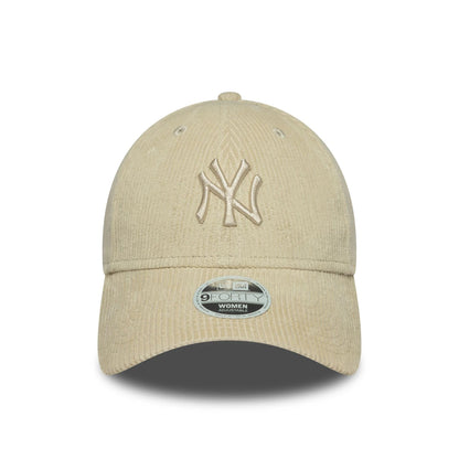 This is a New York Yankees Womens MLB Cord Cream 9FORTY Adjustable Cap 2