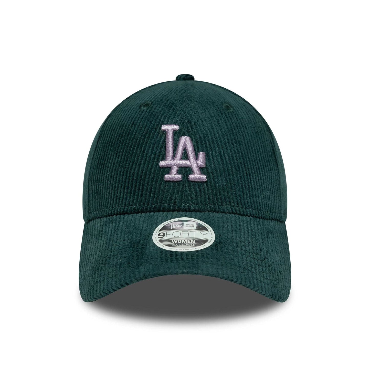 This is a LA Dodgers Womens MLB Cord Dark Green 9FORTY Adjustable Cap 2