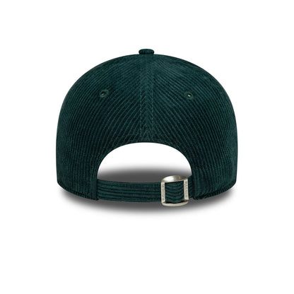 This is a LA Dodgers Womens MLB Cord Dark Green 9FORTY Adjustable Cap 4