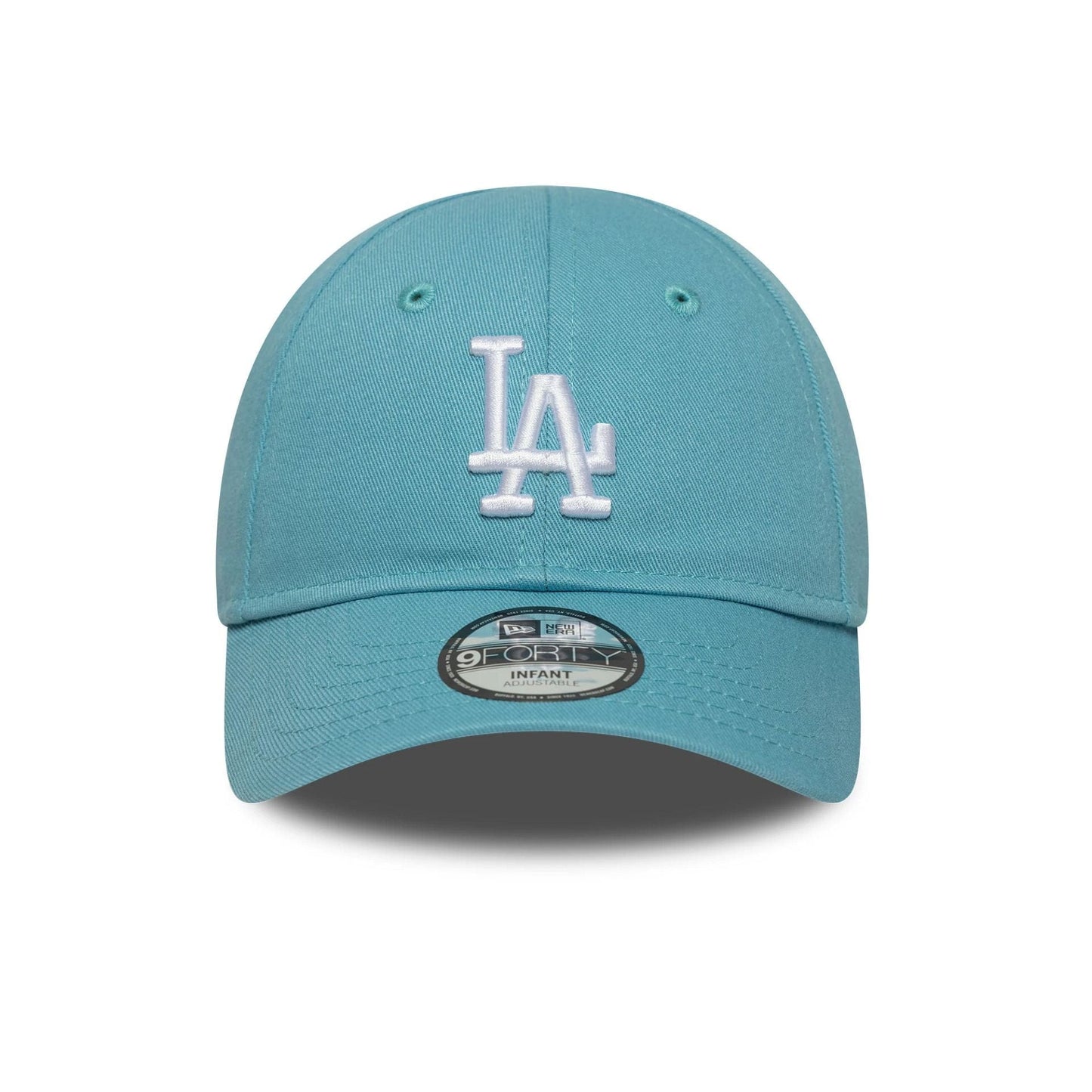This is a LA Dodgers Infant MLB League Essential Pastel Blue 9FORTY Adjustable Cap 2