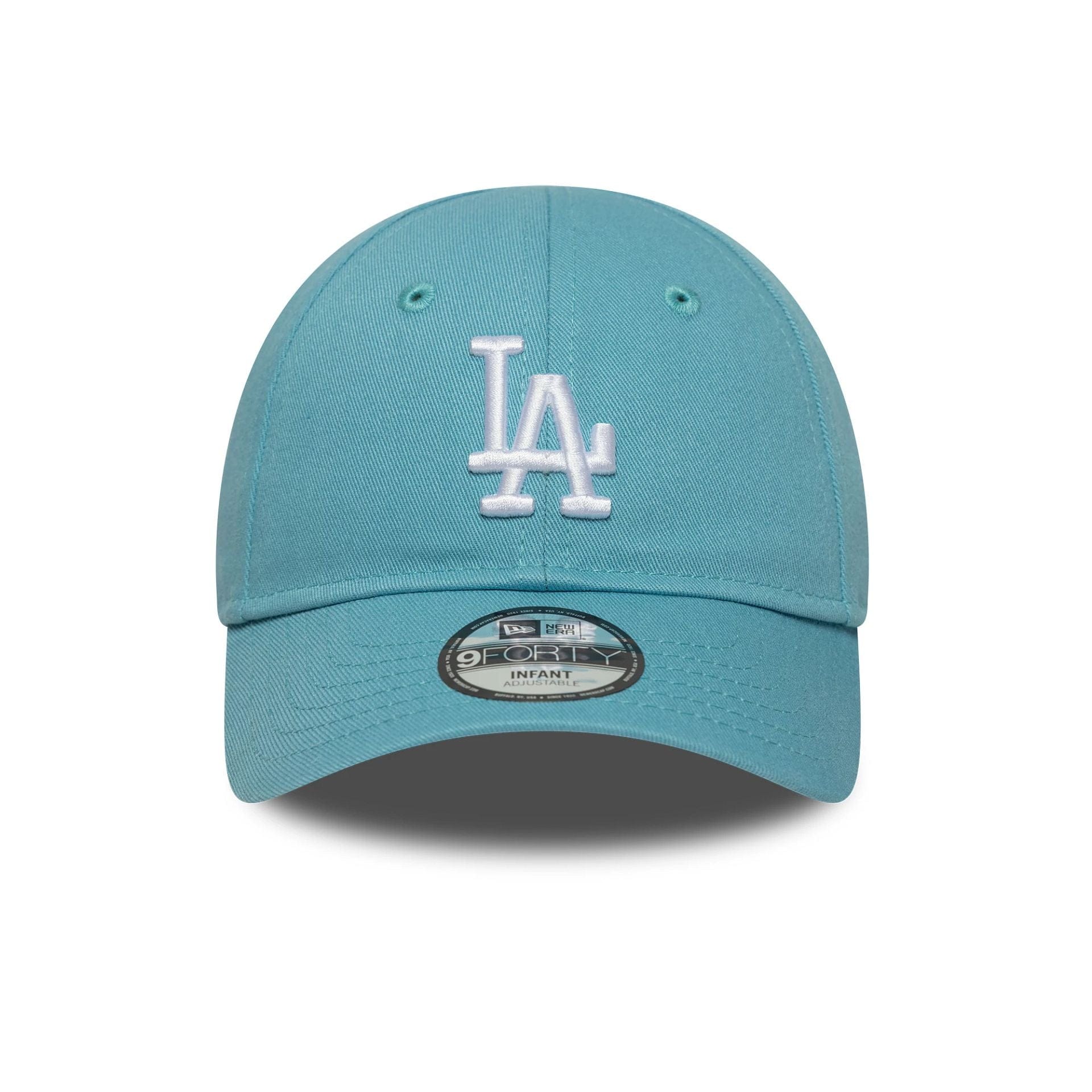 This is a LA Dodgers Infant MLB League Essential Pastel Blue 9FORTY Adjustable Cap 2