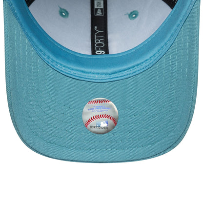 This is a LA Dodgers Infant MLB League Essential Pastel Blue 9FORTY Adjustable Cap 5