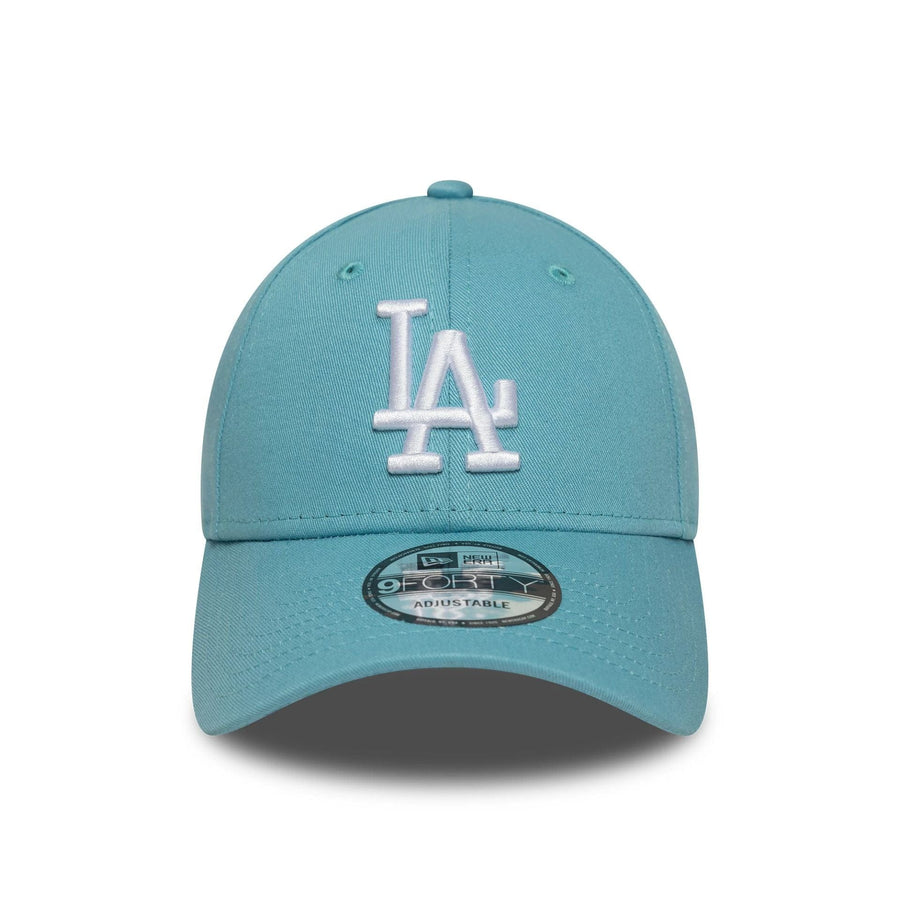 This is a LA Dodgers MLB League Essential Pastel Blue 9FORTY Adjustable Cap 2