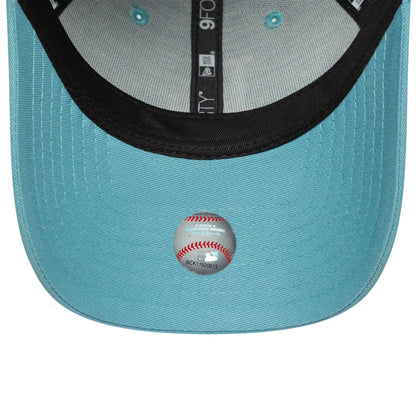 This is a LA Dodgers MLB League Essential Pastel Blue 9FORTY Adjustable Cap 5