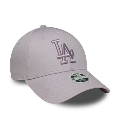 This is a LA Dodgers Womens MLB League Essential Pastel Purple 9FORTY Adjustable Cap 3
