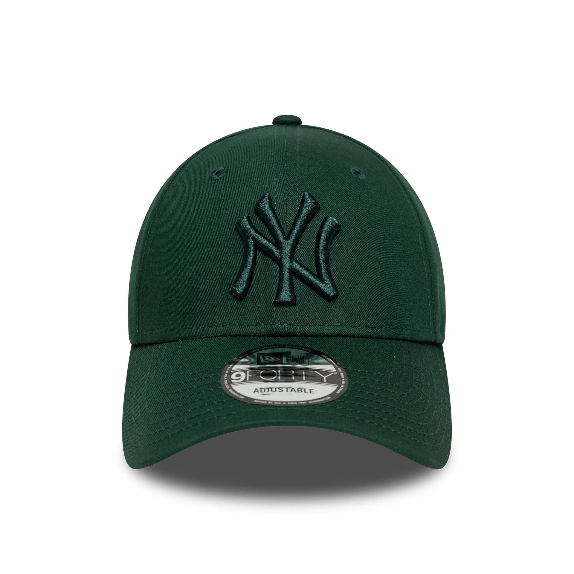 This is a New York Yankees MLB League Essential Dark Green 9FORTY Adjustable Cap 2