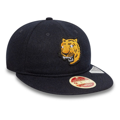This is a Detroit Tigers MLB Heritage Cooperstown Navy Retro Crown 9FIFTY Adjustable Cap 4