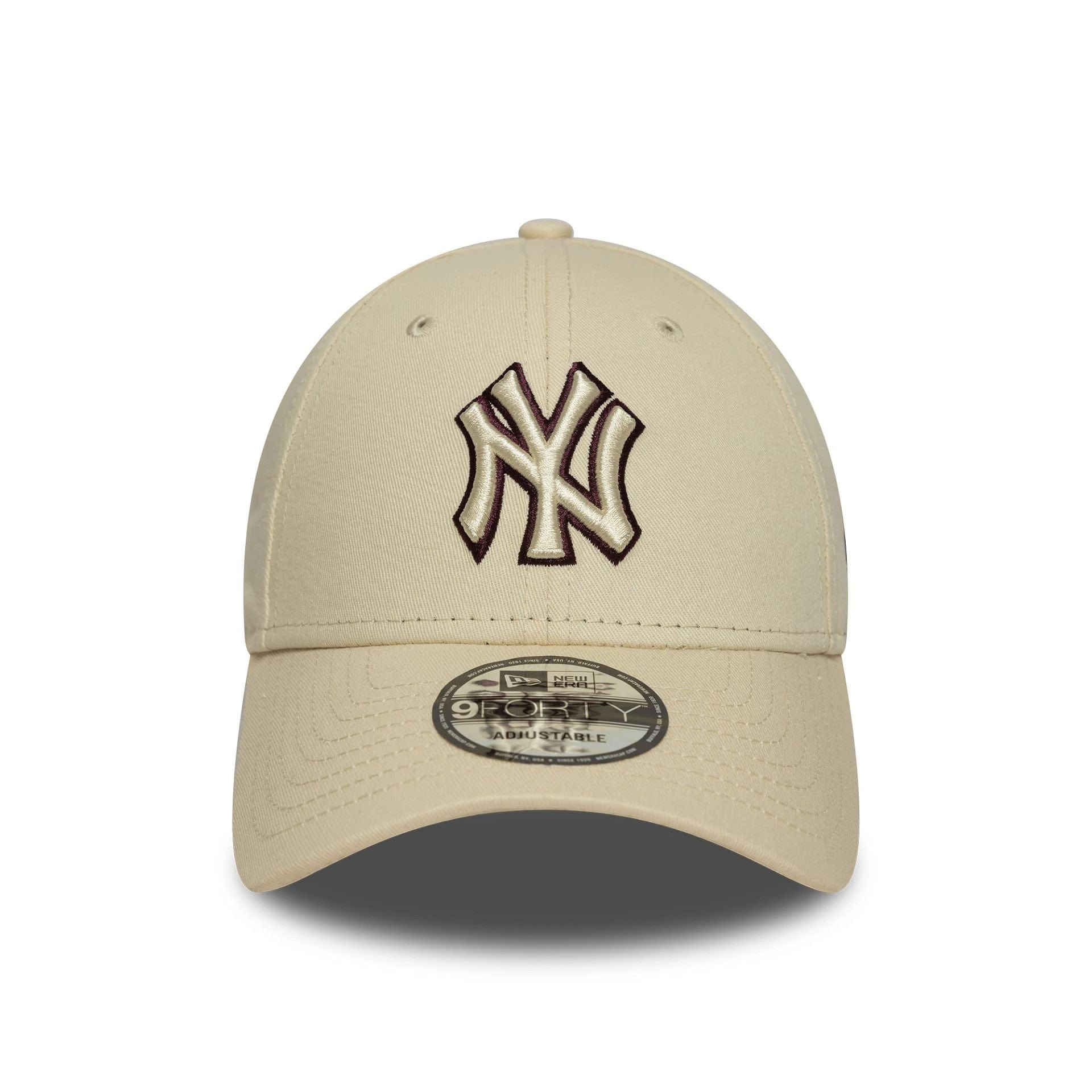 MLB Team Outline New York Yankees Cream 9FORTY Cap | New Era