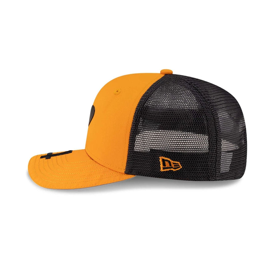 This is a McLaren Racing Replica Lando Norris Orange 9SEVENTY Stretch Snap Adjustable Cap 6