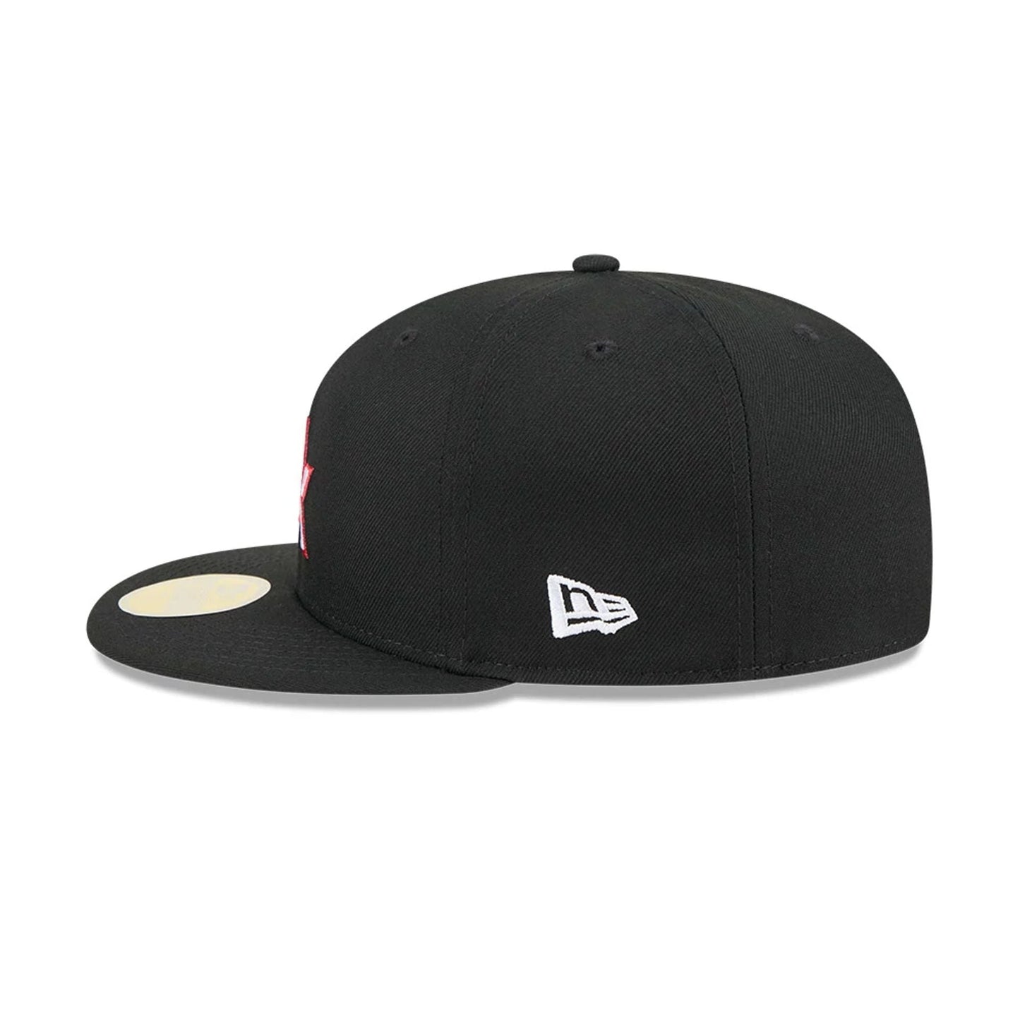 This is a Chicago White Sox MLB 2025 Hall Of Fame Black 59FIFTY Fitted Cap 6