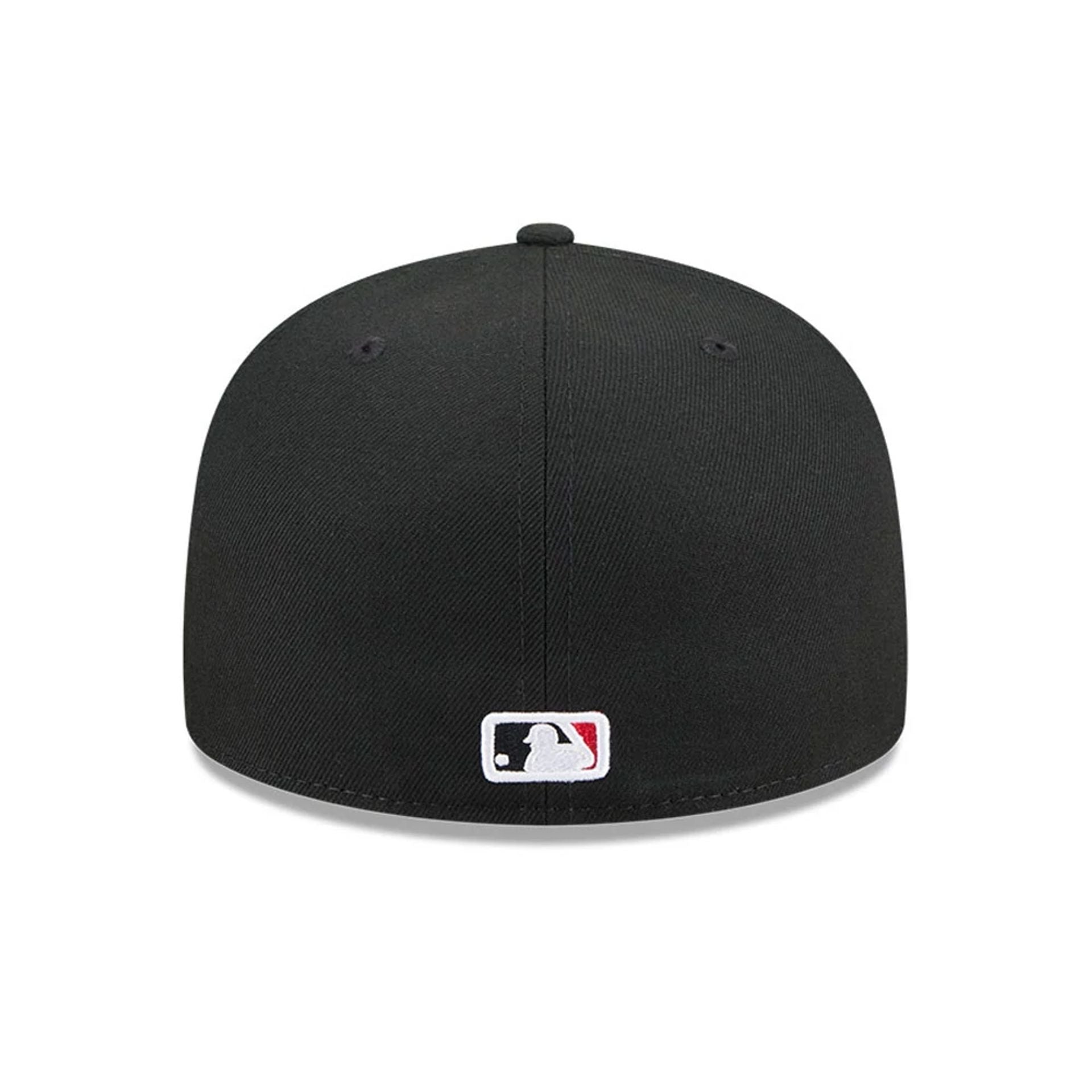 This is a Chicago White Sox MLB 2025 Hall Of Fame Black 59FIFTY Fitted Cap 7