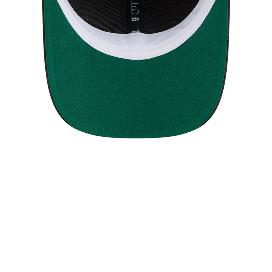 This is a San Diego Padres MLB 2025 Hall Of Fame Dark Brown 9FORTY M-Crown Adjustable Cap 2