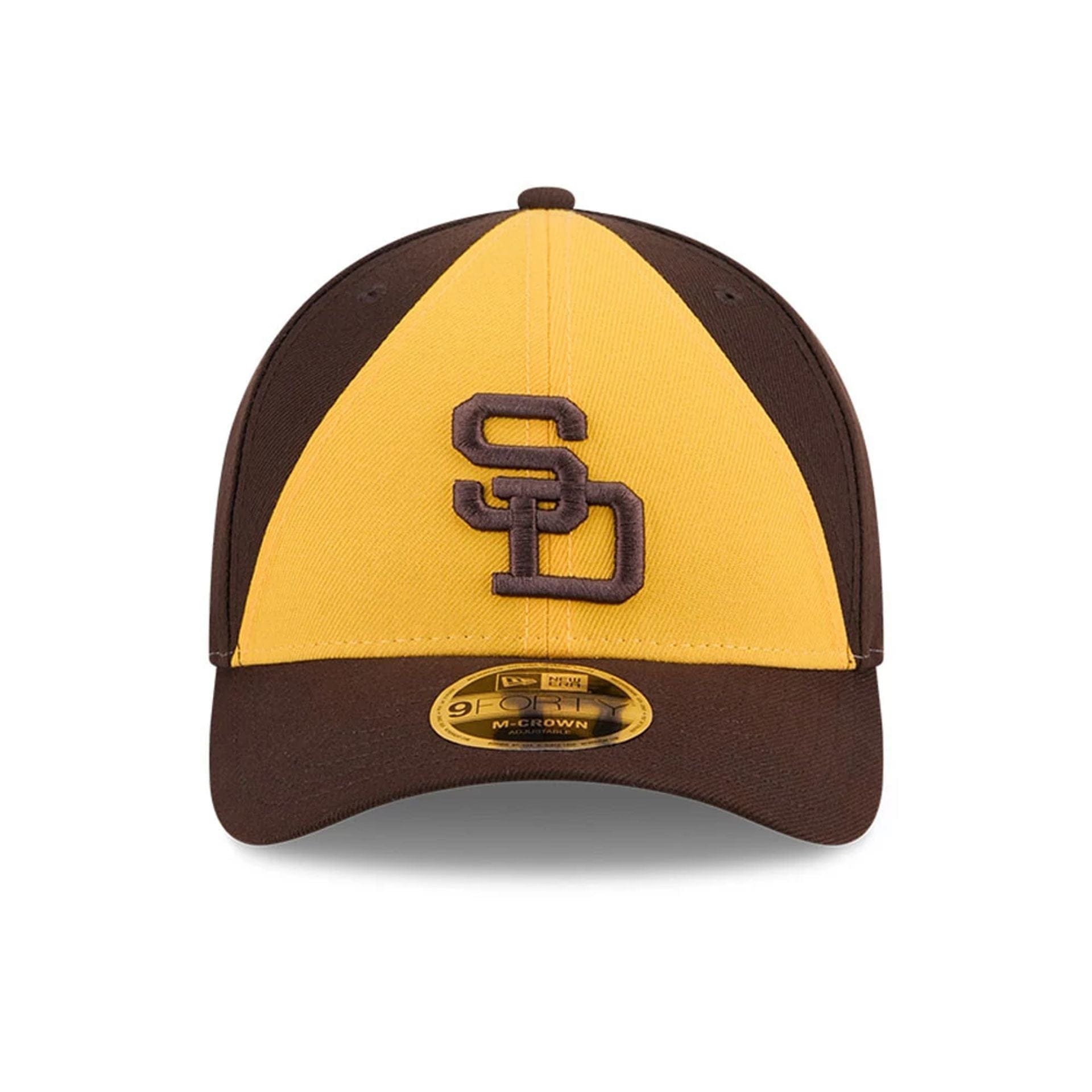 This is a San Diego Padres MLB 2025 Hall Of Fame Dark Brown 9FORTY M-Crown Adjustable Cap 3