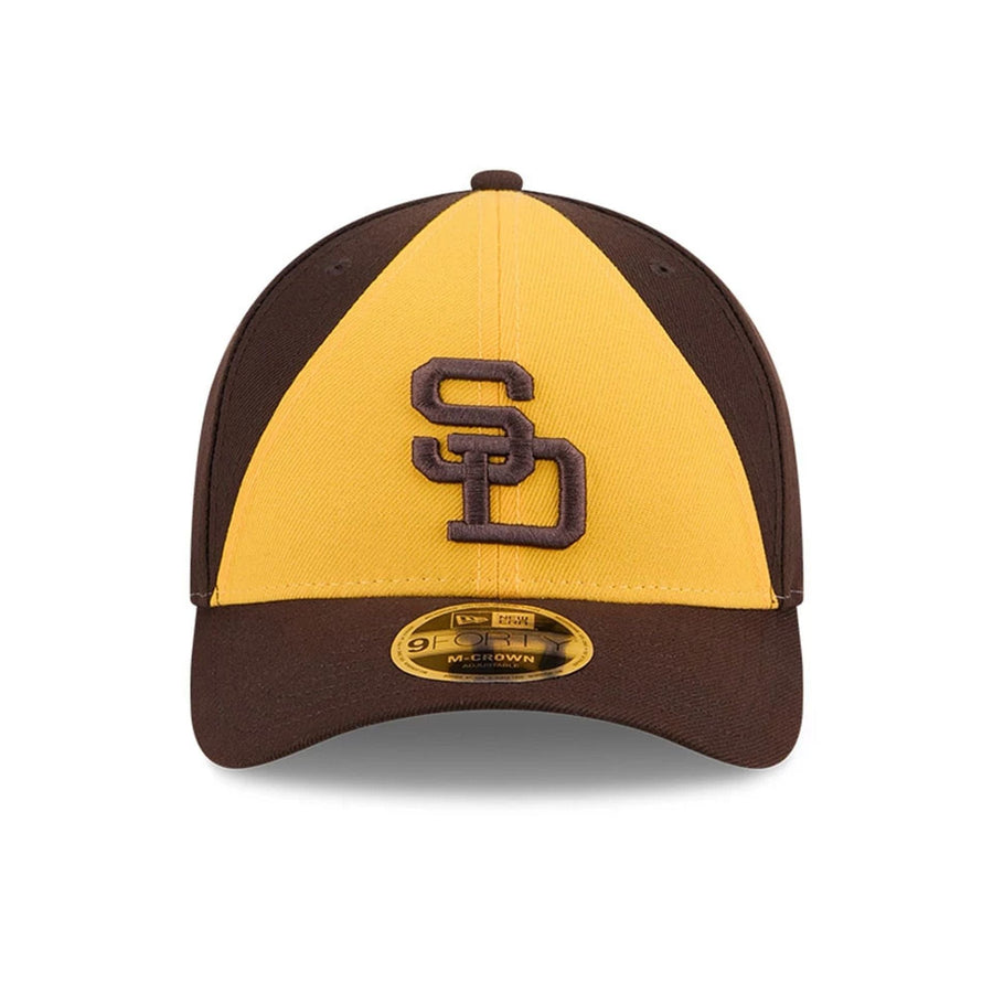 This is a San Diego Padres MLB 2025 Hall Of Fame Dark Brown 9FORTY M-Crown Adjustable Cap 3