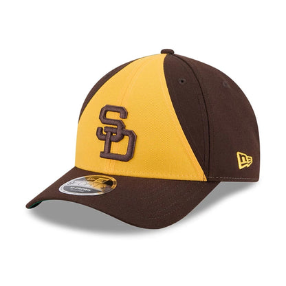 This is a San Diego Padres MLB 2025 Hall Of Fame Dark Brown 9FORTY M-Crown Adjustable Cap 4