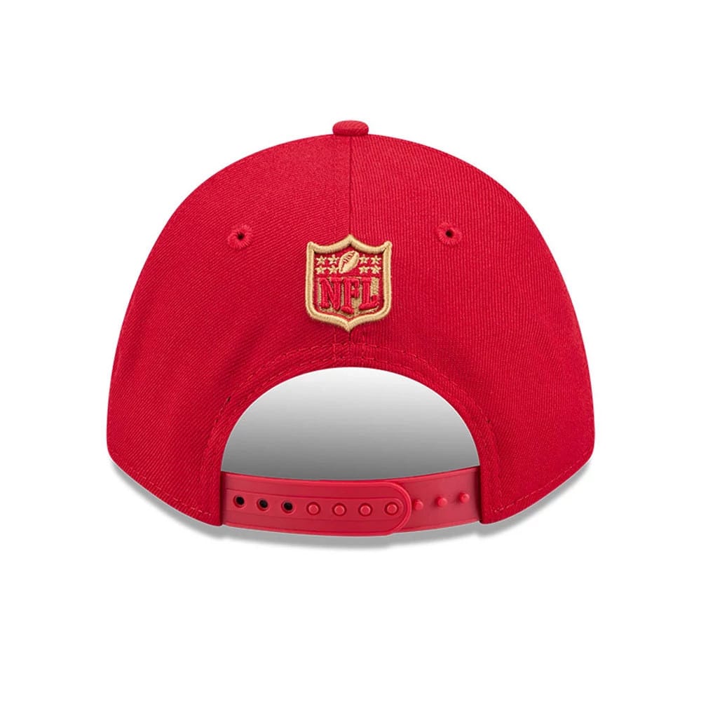 Pictured is this NFL Team San Francisco 49ers 9FORTY M-Crown cap in red. 5