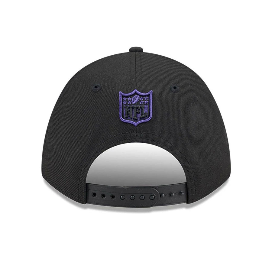 Pictured is this NFL Team Baltimore Ravens 9FORTY M-Crown cap in black. 5