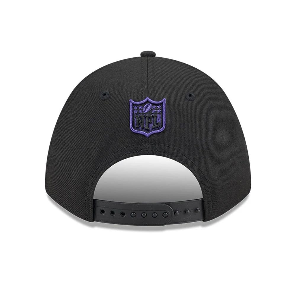 Pictured is this NFL Team Baltimore Ravens 9FORTY M-Crown cap in black. 5