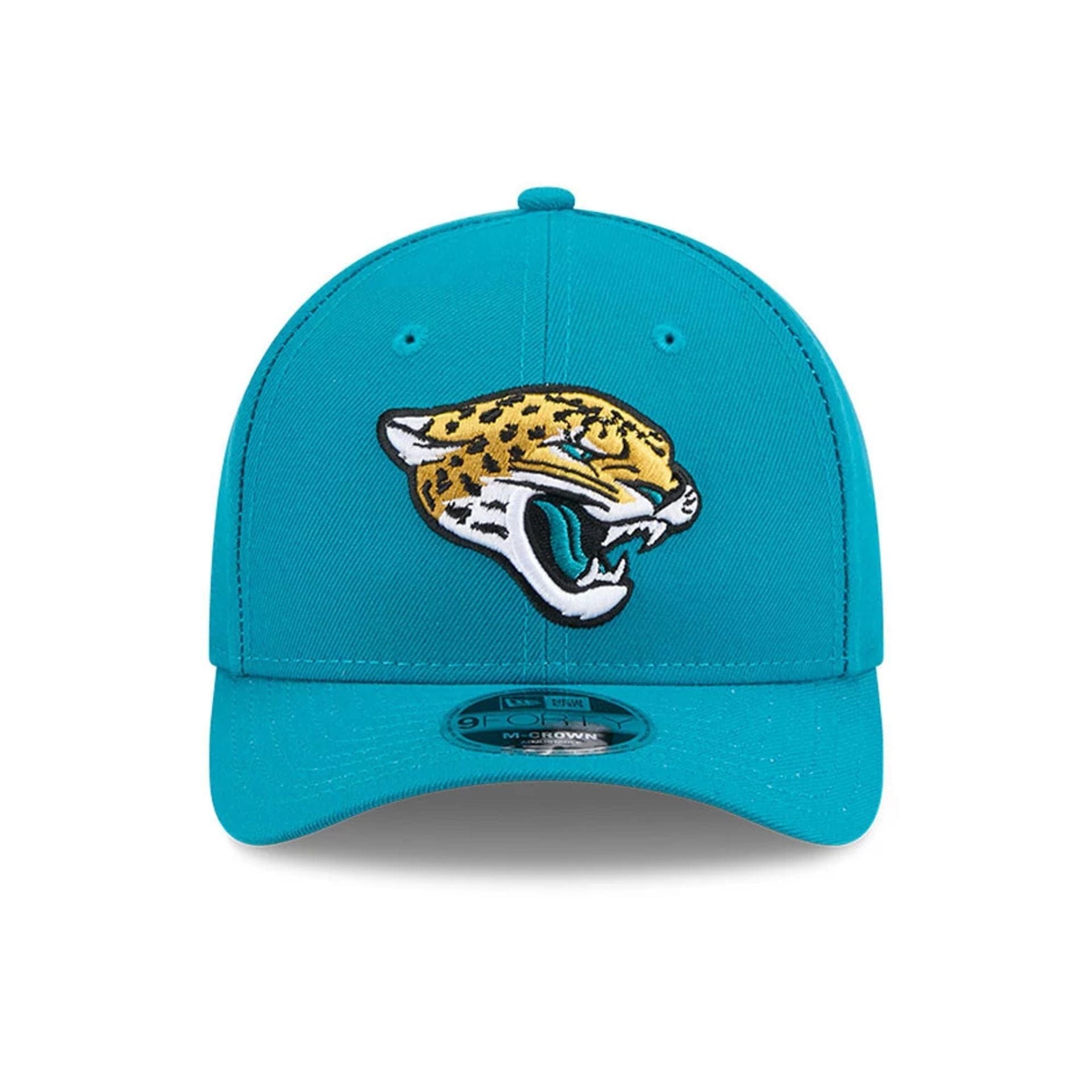Pictured is this NFL Team Jacksonville Jaguars 9FORTY M-Crown cap in turquoise. 3
