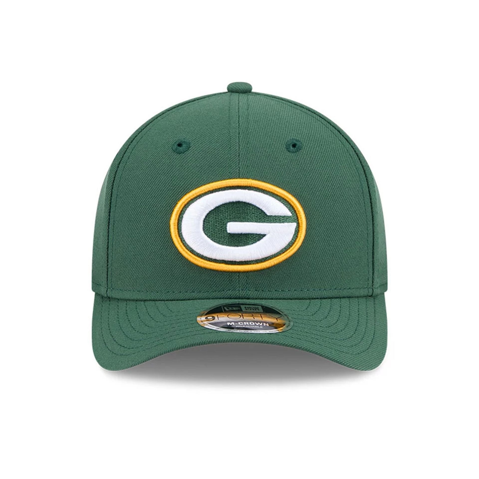 Pictured is this NFL Team Green Bay Packers 9FORTY M-Crown cap in dark green. 3