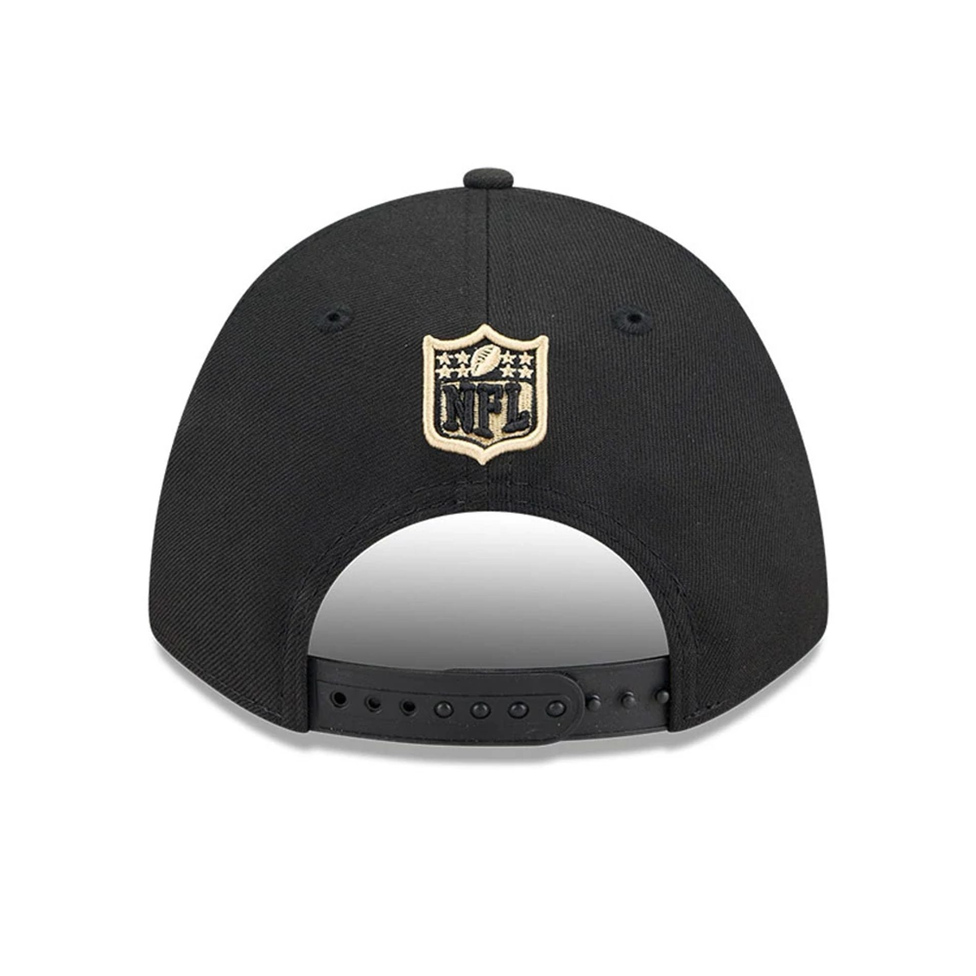 Pictured is this NFL Team New Orleans Saints 9FORTY M-Crown cap in black. 5