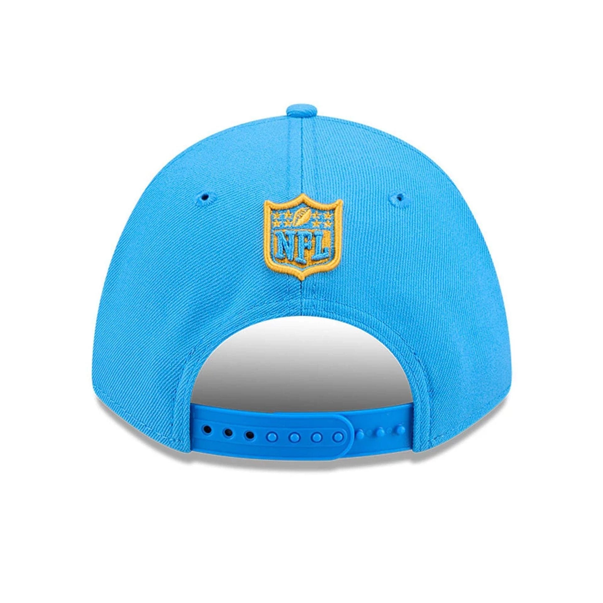 Pictured is this NFL Team LA Chargers 9FORTY M-Crown cap in blue. 5