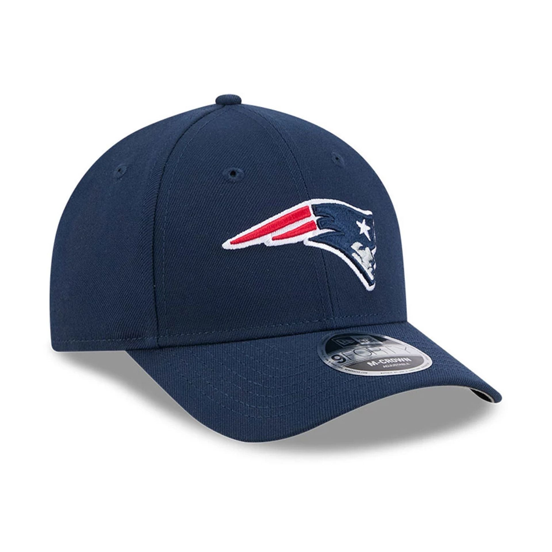 Pictured is this NFL Team New England Patriots 9FORTY M-Crown cap in dark blue. 4