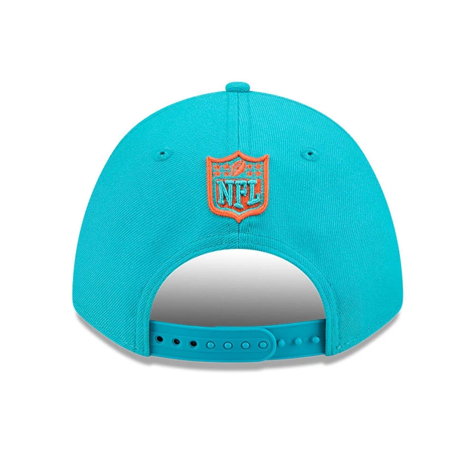 Pictured is this NFL Team Miami Dolphins 9FORTY M-Crown cap in turquoise. 5