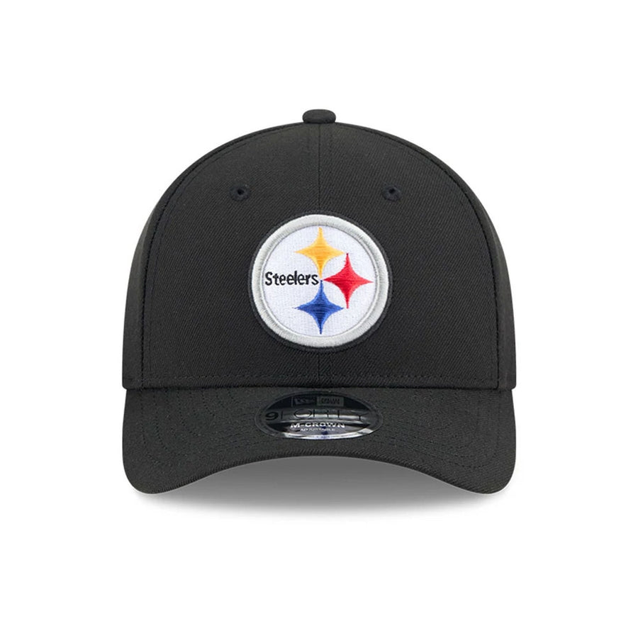 Pictured is this NFL Team Pittsburgh Steelers 9FORTY M-Crown cap in black. 3