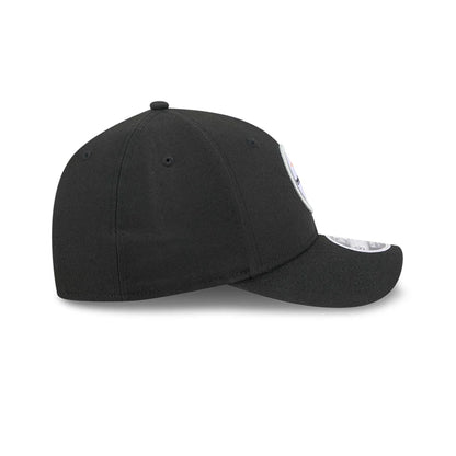 Pictured is this NFL Team Pittsburgh Steelers 9FORTY M-Crown cap in black. 7