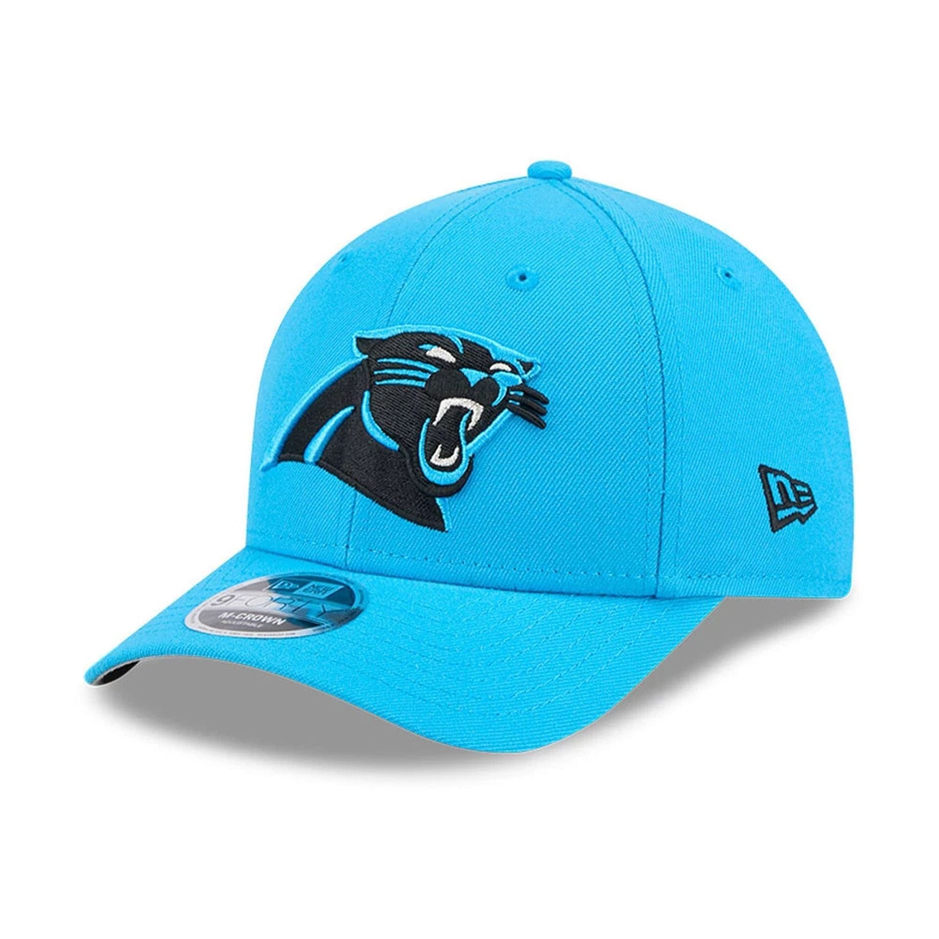 Pictured is this NFL Team Carolina Panthers 9FORTY M-Crown cap in blue. 1