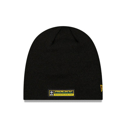This is a UFC Ultimate Fighting Leon Edwards Black Cuff Knit Beanie Hat 1