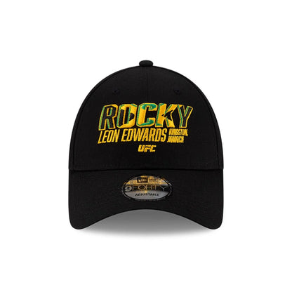 This is a UFC Ultimate Fighting Leon Edwards Black 9FORTY Adjustable Cap 2