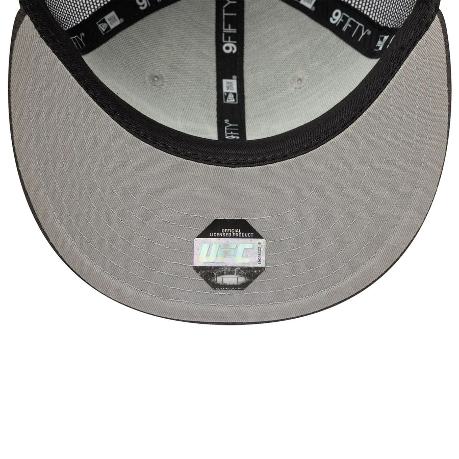 This is a UFC Ultimate Fighting Suede Grey 9FIFTY Snapback Adjustable Cap 7
