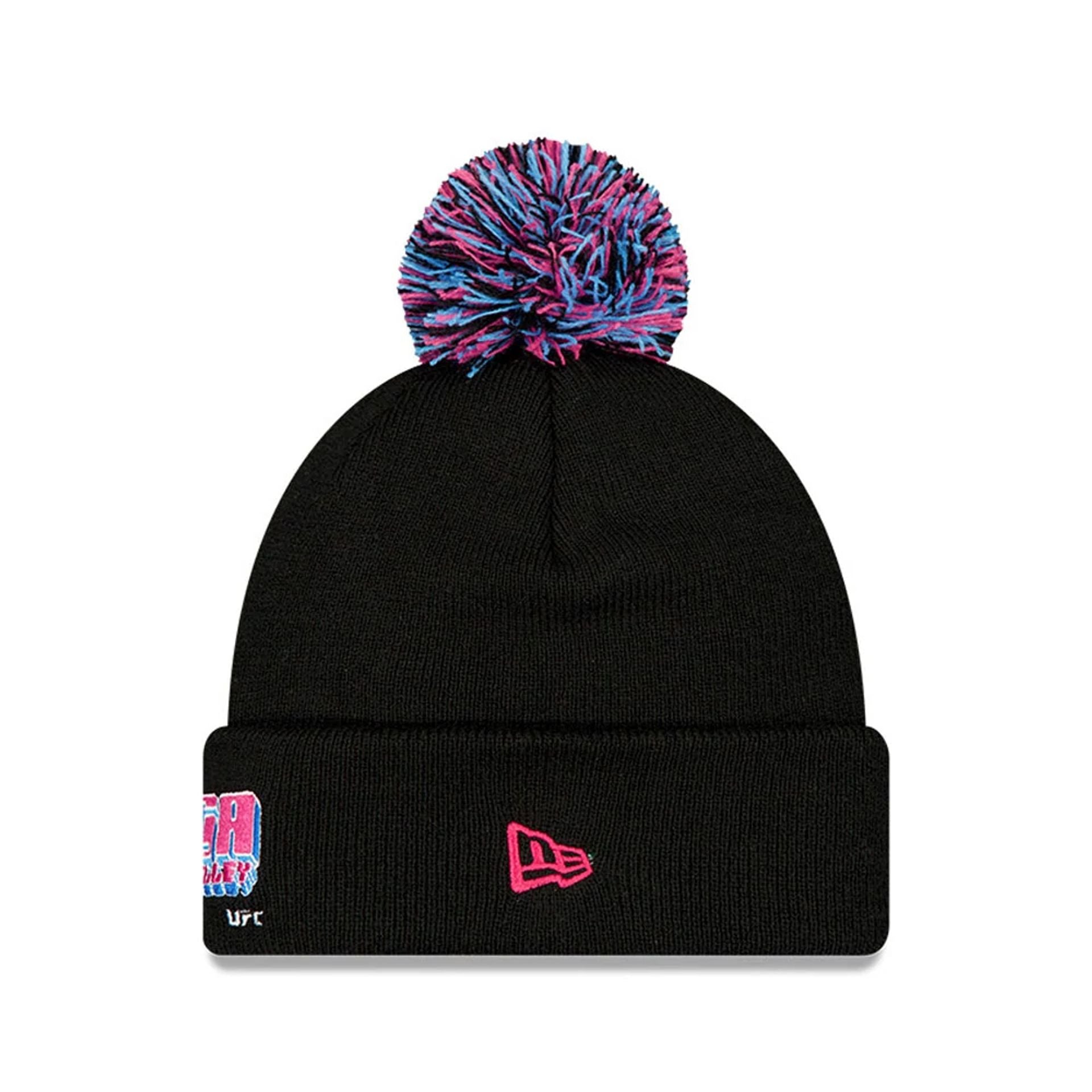 This is a UFC Ultimate Fighting Sean O'Malley Black Cuff Knit Beanie Hat 2