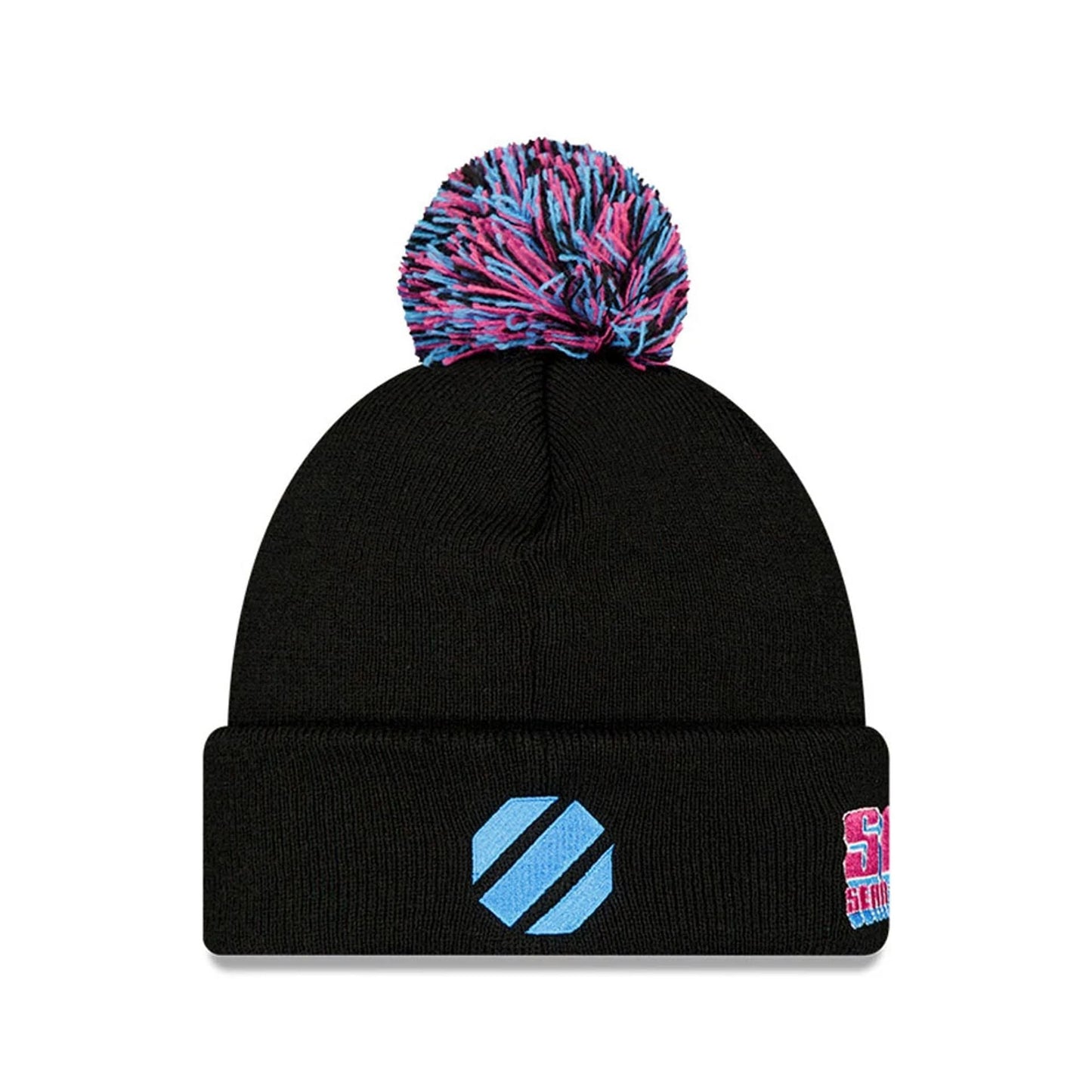 This is a UFC Ultimate Fighting Sean O'Malley Black Cuff Knit Beanie Hat 3