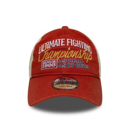 This is a UFC Ultimate Fighting Graphic Red 9TWENTY Adjustable Cap 2