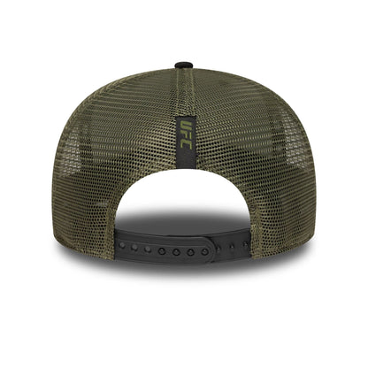 This is a UFC Ultimate Fighting Suede Black 9FIFTY Snapback Adjustable Cap 7