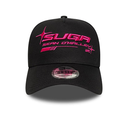 This is a UFC Ultimate Fighting Sean O'Malley Black 9FORTY A-Frame Adjustable Cap 2