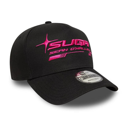 This is a UFC Ultimate Fighting Sean O'Malley Black 9FORTY A-Frame Adjustable Cap 3