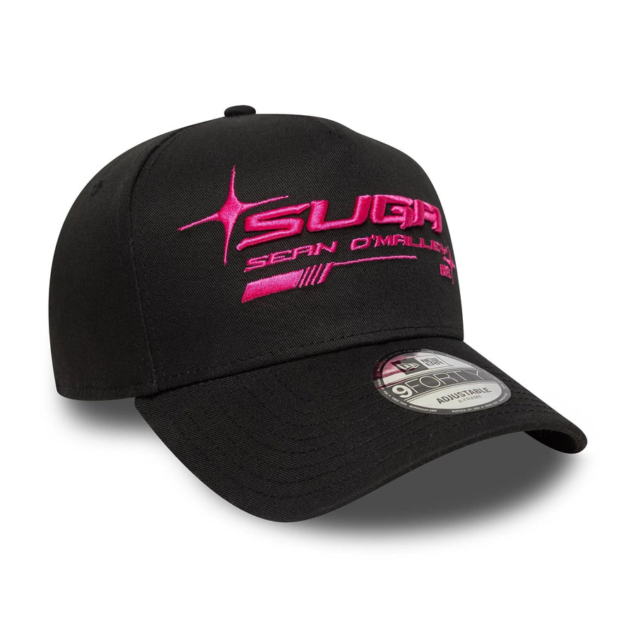 This is a UFC Ultimate Fighting Sean O'Malley Black 9FORTY A-Frame Adjustable Cap 3