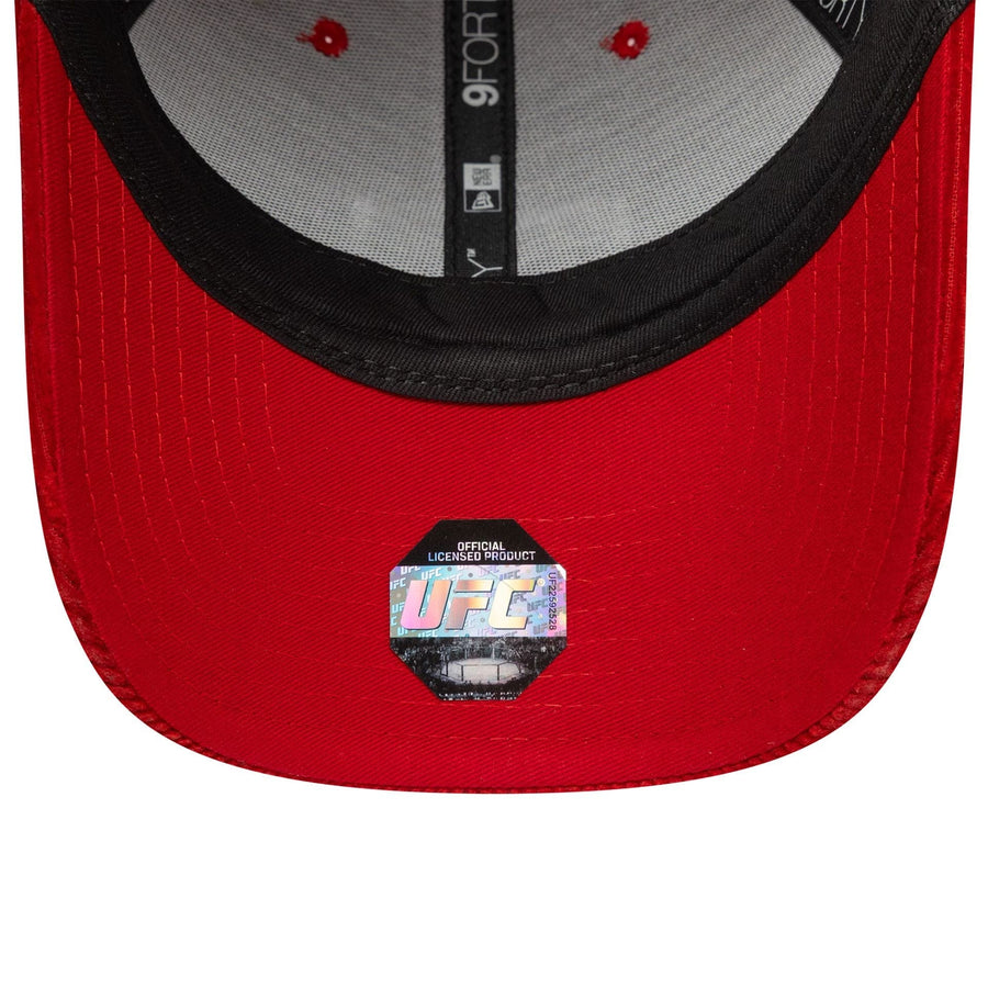 This is a UFC Ultimate Fighting Cord Dark Red 9FORTY Adjustable Cap 7