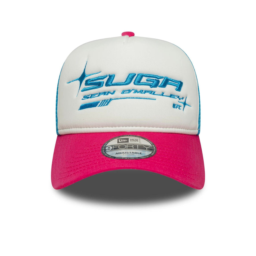 This is a UFC Ultimate Fighting Sean O'Malley White 9FORTY A-Frame Adjustable Cap 2