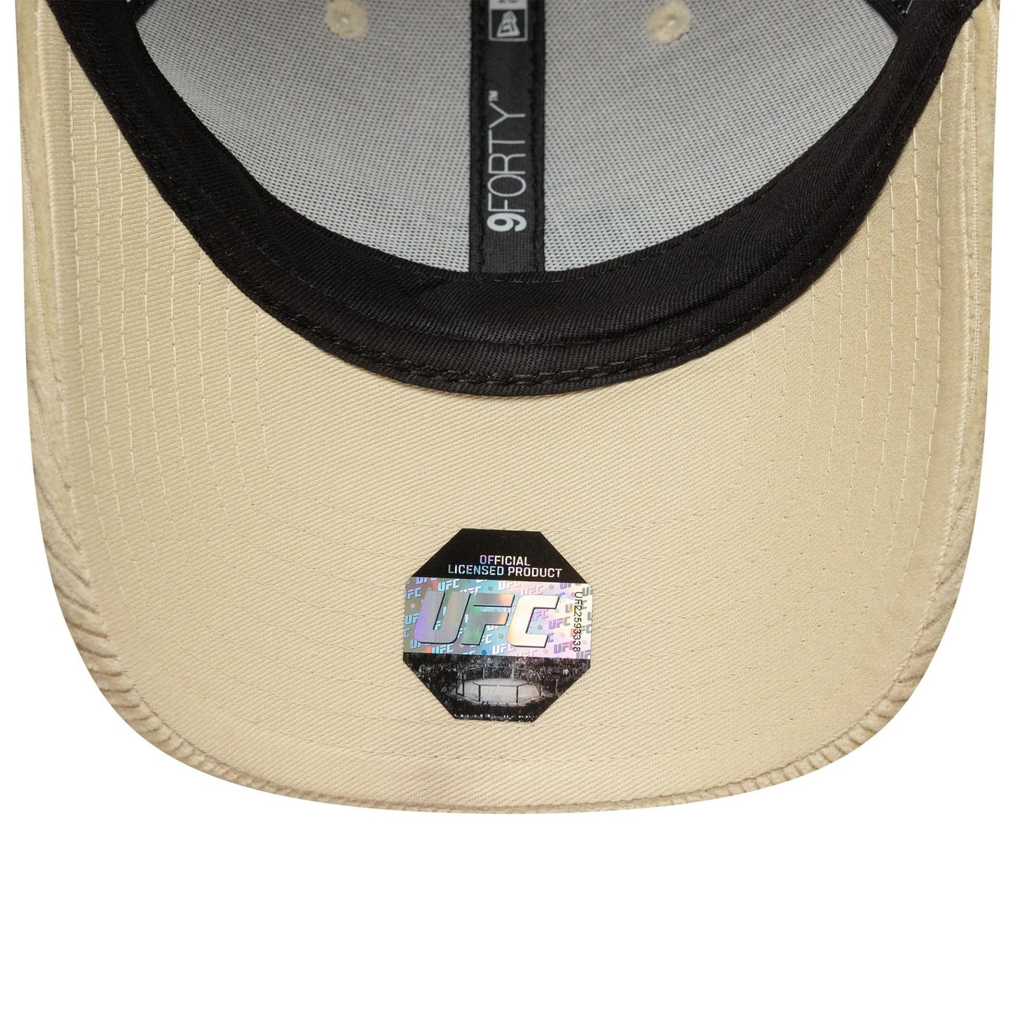This is a UFC Ultimate Fighting Cord Cream 9FORTY Adjustable Cap 7