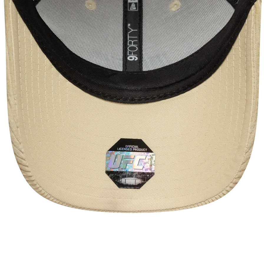 This is a UFC Ultimate Fighting Cord Cream 9FORTY Adjustable Cap 7