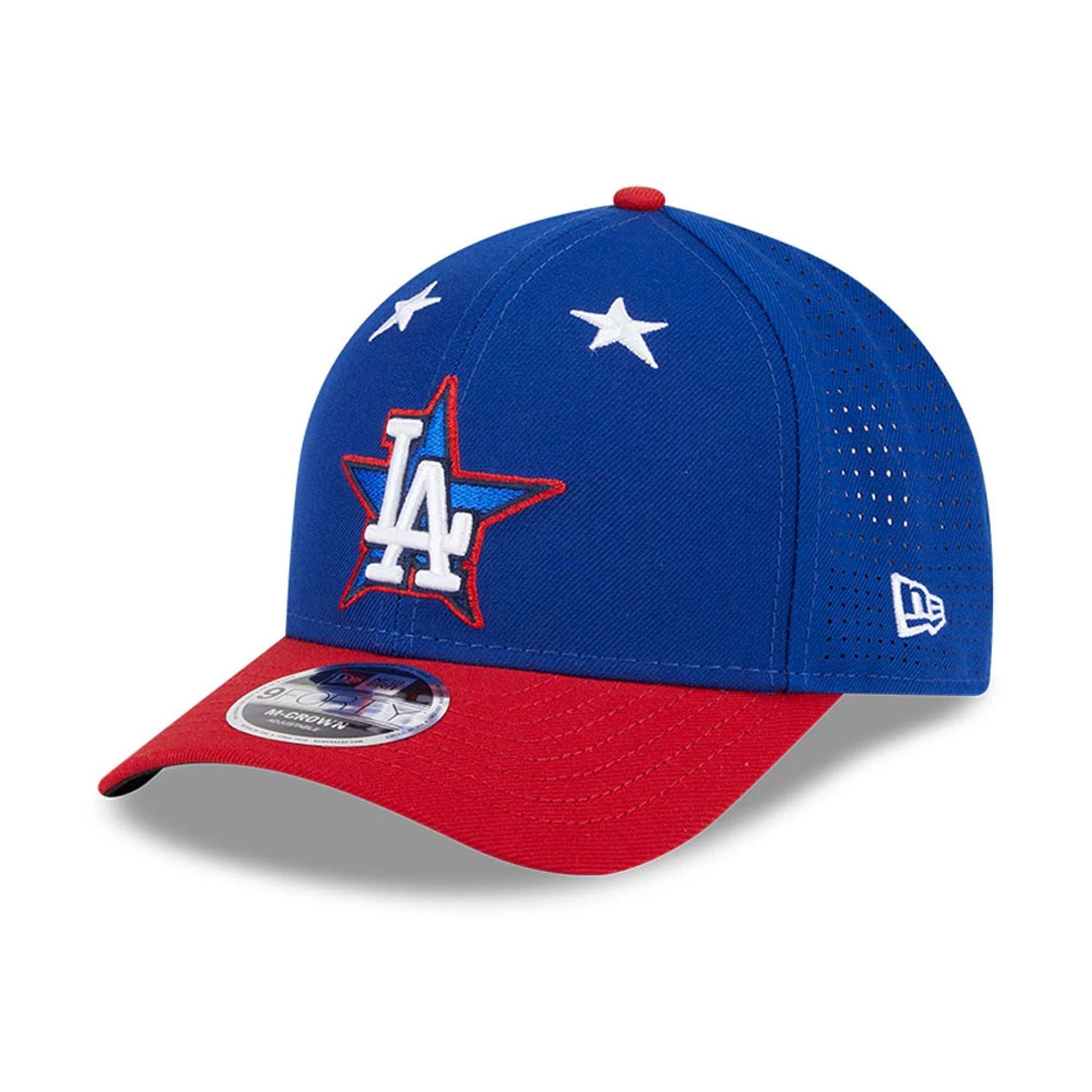 This is a LA Dodgers MLB 2025 All Star Game Blue 9FORTY M-Crown Adjustable Cap 4