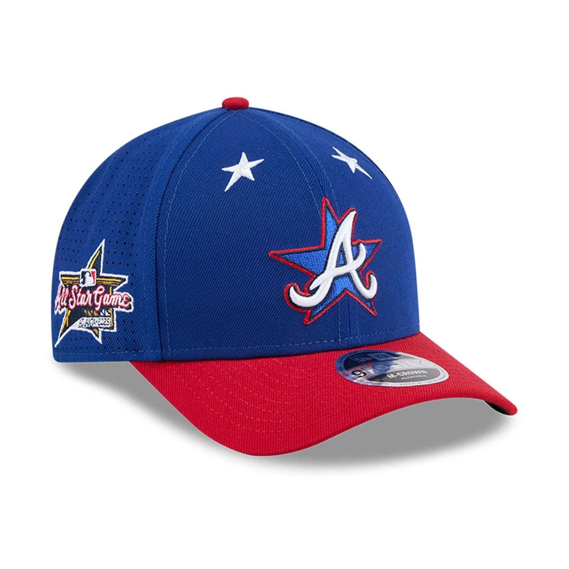 This is a Atlanta Braves MLB 2025 All Star Game Blue 9FORTY M-Crown Adjustable Cap 1