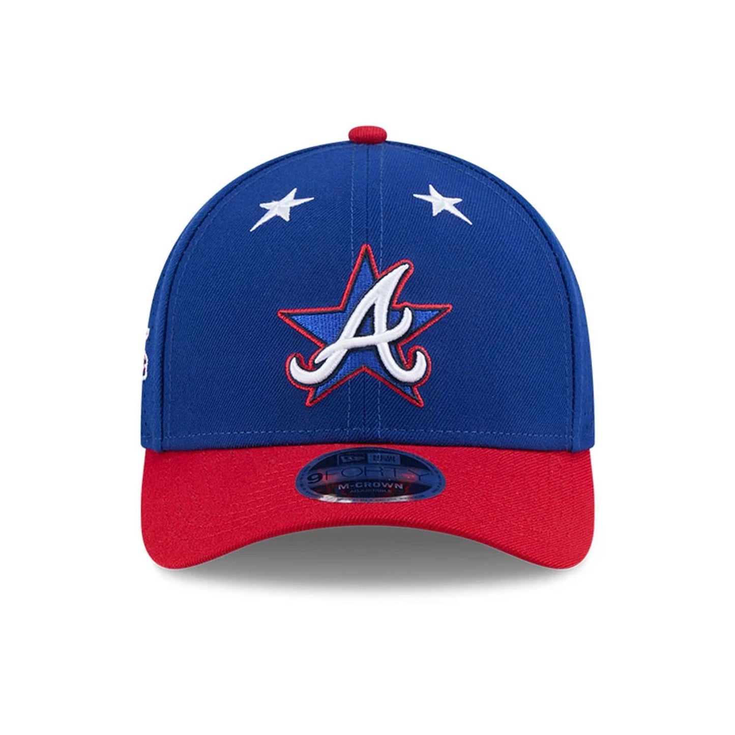 This is a Atlanta Braves MLB 2025 All Star Game Blue 9FORTY M-Crown Adjustable Cap 3