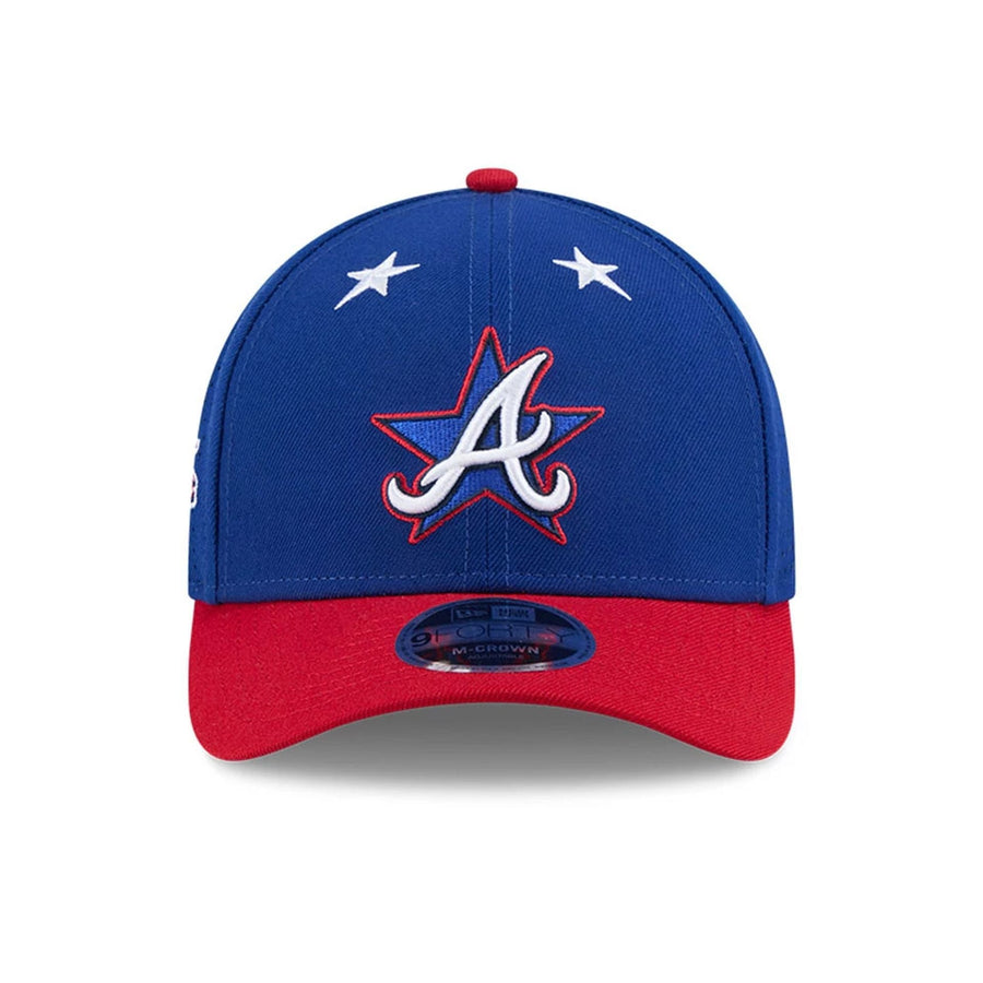 This is a Atlanta Braves MLB 2025 All Star Game Blue 9FORTY M-Crown Adjustable Cap 3